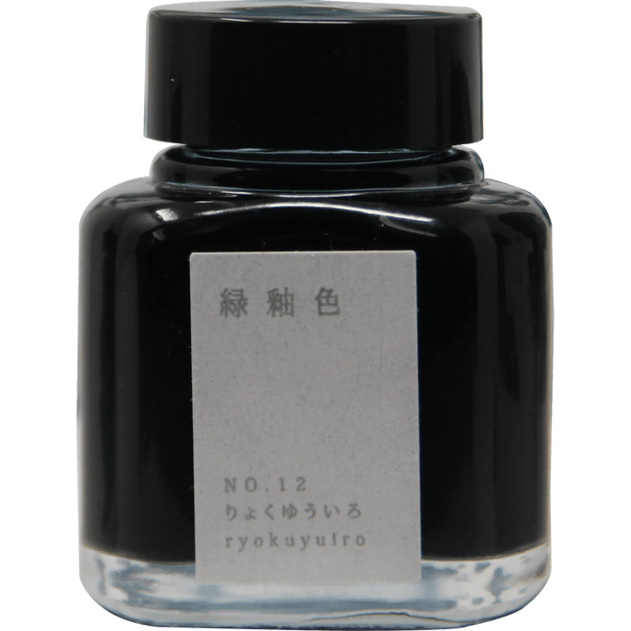 Kyoto Shimmer Ink Bottle - Ryokuyuiro - 40ml - Pen Boutique Ltd