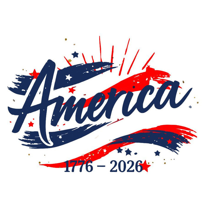 Ladies Bella America V-Neck