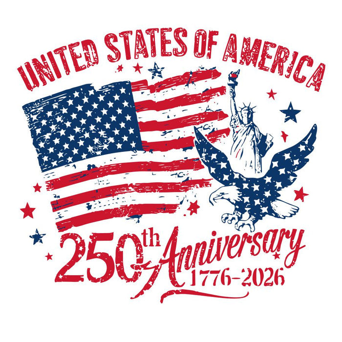 Ladies Bella USA Eagle V-Neck