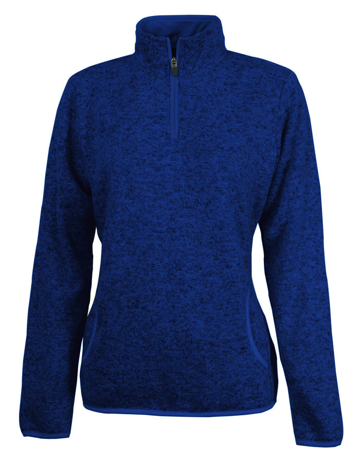 Ladies Heathered Fleece Pullover / Charles River 5312