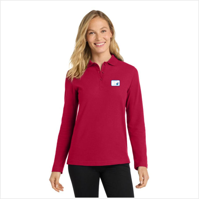 Ladies Long Sleeve Polo L500LS
