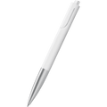 Lamy Noto Ballpoint Pen - White/Silver - Pen Boutique Ltd