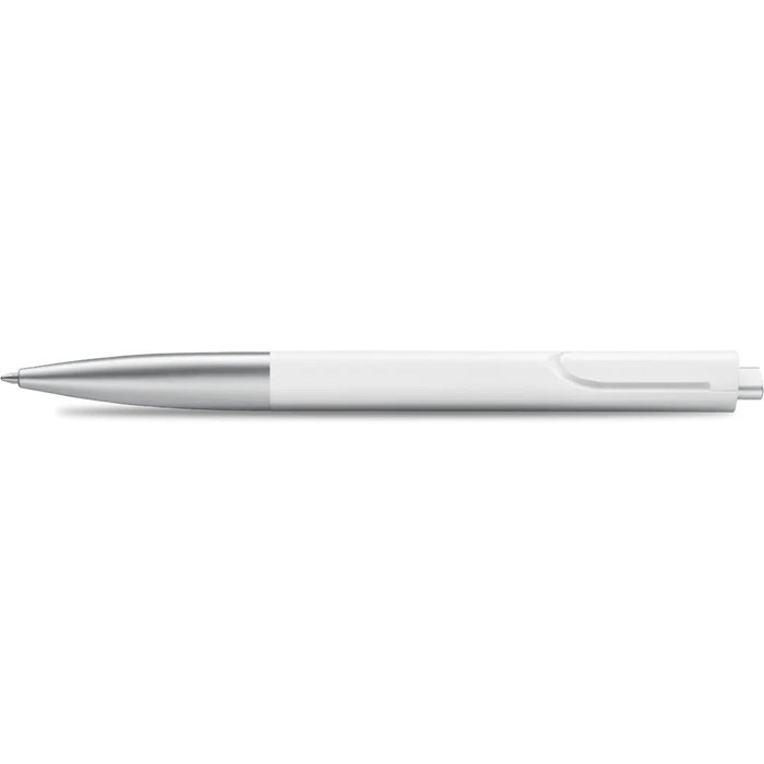 Lamy Noto Ballpoint Pen - White/Silver - Pen Boutique Ltd