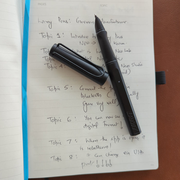 Lamy Safari Gift Set - All Black Ncode - Pen Boutique Ltd