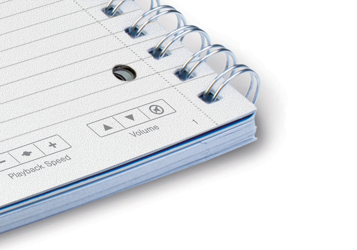 Livescribe Smart Paper Notebook Letter Size 3-Subject Notebook, Volume #2 (spirals)