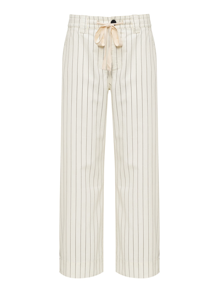 Lily Cropped Pant Setting Sun Stripe Petite Sizing