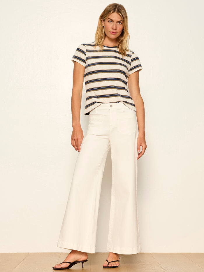 Marine Ultra Wide Leg Jean Chalk