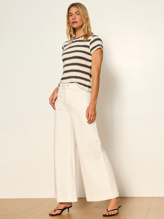 Marine Ultra Wide Leg Jean Chalk