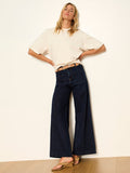Marine Ultra Wide Leg Jean Magnetic