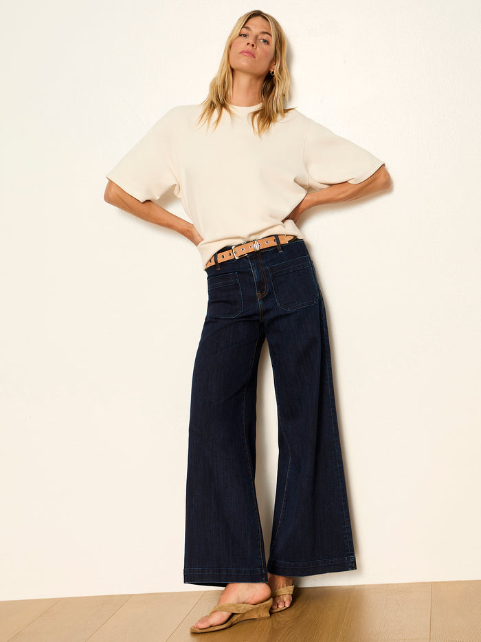 Marine Ultra Wide Leg Jean Magnetic