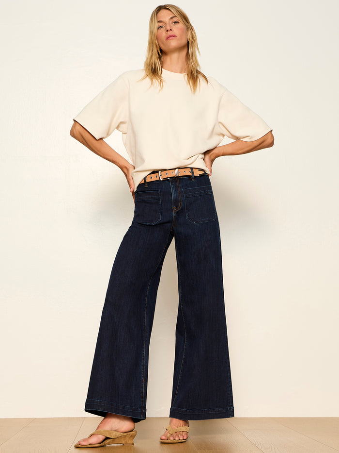 Marine Ultra Wide Leg Jean Magnetic