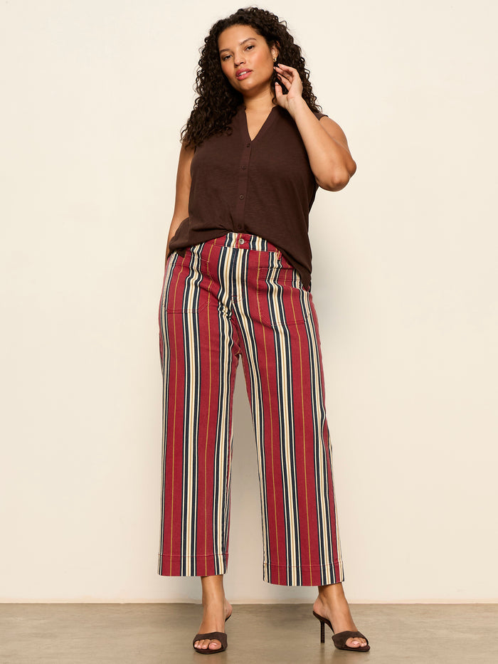 Mariner Jean Verry Berry Stripe Extended Sizing