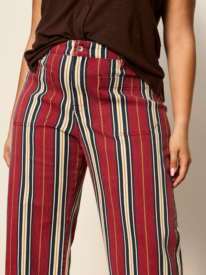 Mariner Jean Verry Berry Stripe Extended Sizing
