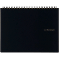 Maruman Mnemosyne Notebook - Black - Blank - A4 - Pen Boutique Ltd