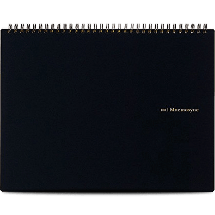 Maruman Mnemosyne Notebooks - Black - Grid - A4 - Pen Boutique Ltd