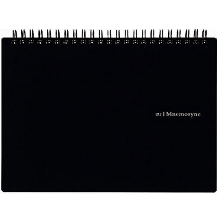 Maruman Mnemosyne Notebooks - Black - Grid - A5 - Pen Boutique Ltd