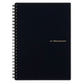 Maruman Mnemosyne Notebooks - Black - Lined - A5. ( 195A) - Pen Boutique Ltd