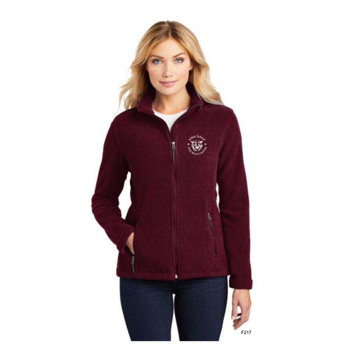 Men's & Ladies Abbot Fleece Jacket Maroon