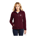 Men's & Ladies Abbot Fleece Jacket Maroon