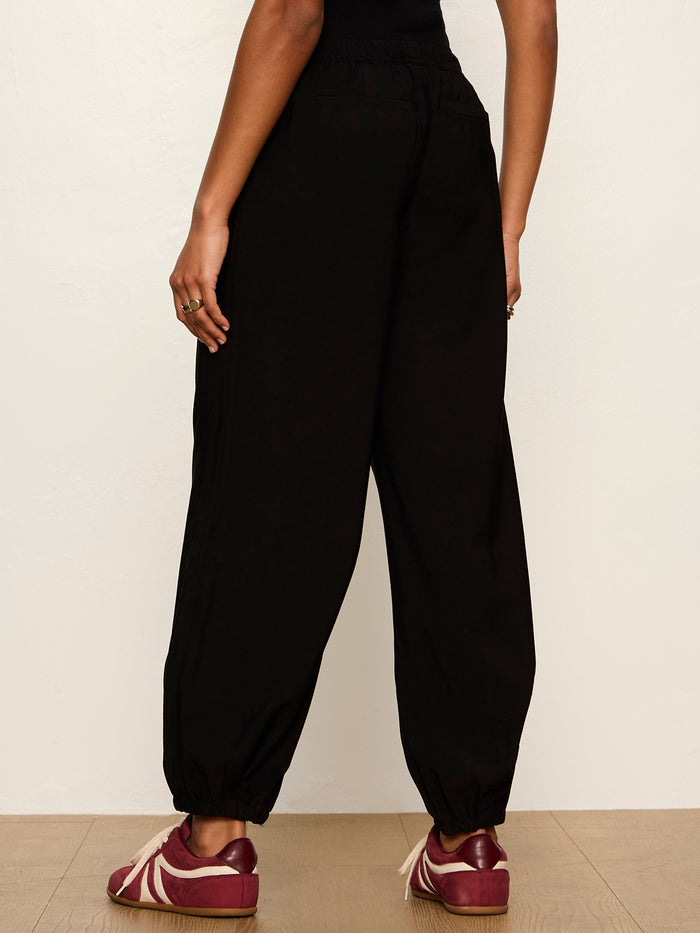 Micro Balloon Pant Black