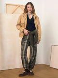 Micro Balloon Pant Linden Plaid