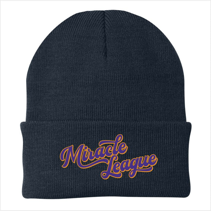 Miracle League Lined Cuff Beanie