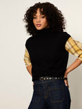 Mock Neck Sweater Shell Black
