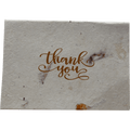 Monk Paper Thank You Note with Hemp design Envelope - pack of 12 - Pen Boutique Ltd