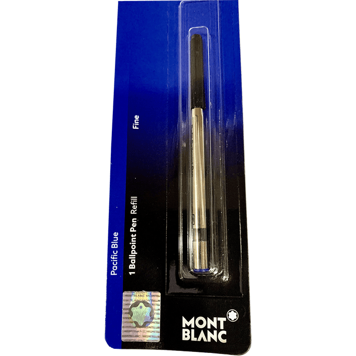 Montblanc Ballpoint Refill - Pacific Blue - Fine Blistered - Pen Boutique Ltd