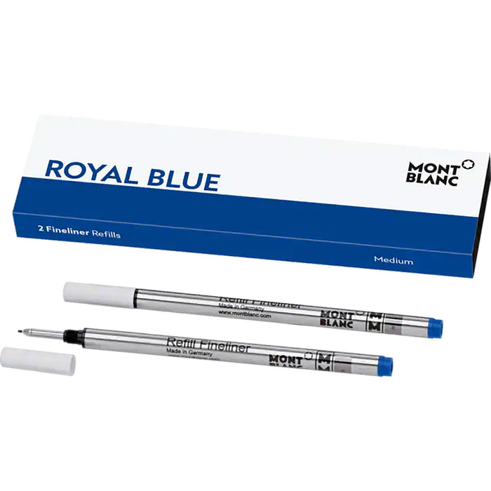 Montblanc Fineliner Refill - Royal Blue (2 Per Pack) - Pen Boutique Ltd