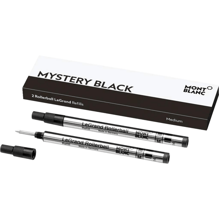 Montblanc Legrand Rollerball Refill - Mystery Black (2 Per Pack) - Pen Boutique Ltd