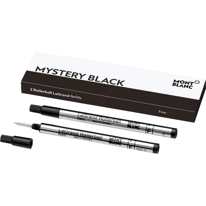 Montblanc Legrand Rollerball Refill - Mystery Black (2 Per Pack) - Pen Boutique Ltd