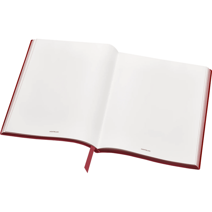 Montblanc Meisterstuck Calligraphy Notebook - 149 Red - Blank - Pen Boutique Ltd