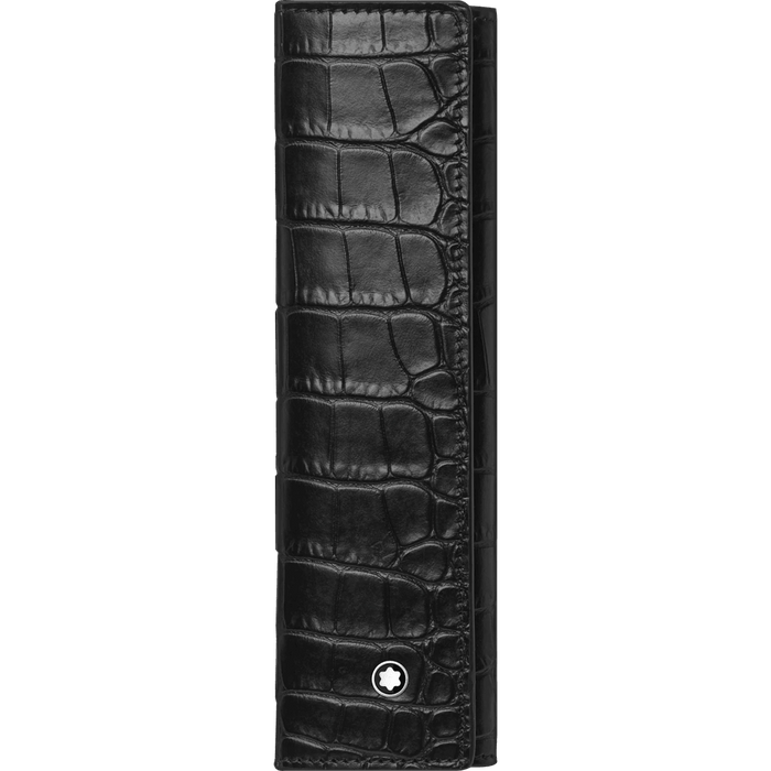 Montblanc Meisterstuck Selection Pen Pouch - Black - Pen Boutique Ltd