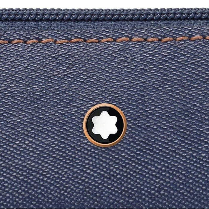 Montblanc Meisterstuck Selection Pen Pouch - Blue Denim - Pen Boutique Ltd