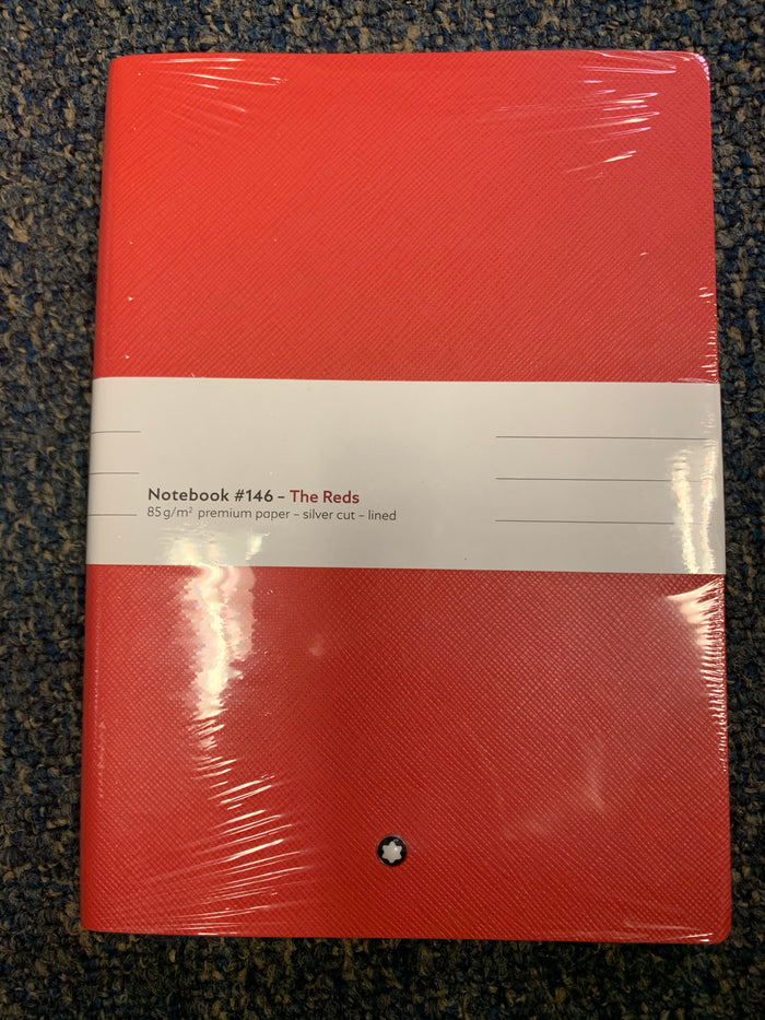 Montblanc Notebook - 146 Les Palettes - Cayenne Red - Pen Boutique Ltd