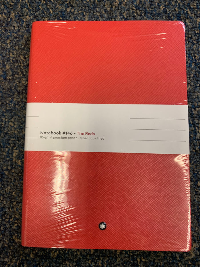 Montblanc Notebook - 146 Les Palettes - Cayenne Red - Pen Boutique Ltd
