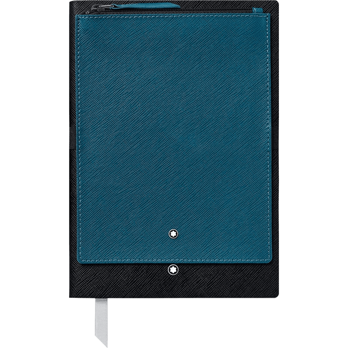 Montblanc Notebook - 146 Petrol Blue - Pass-Partout Pocket - Pen Boutique Ltd