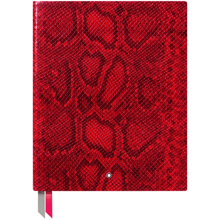 Montblanc Notebook - 149 Python Print - Cayenne - Lined - Pen Boutique Ltd