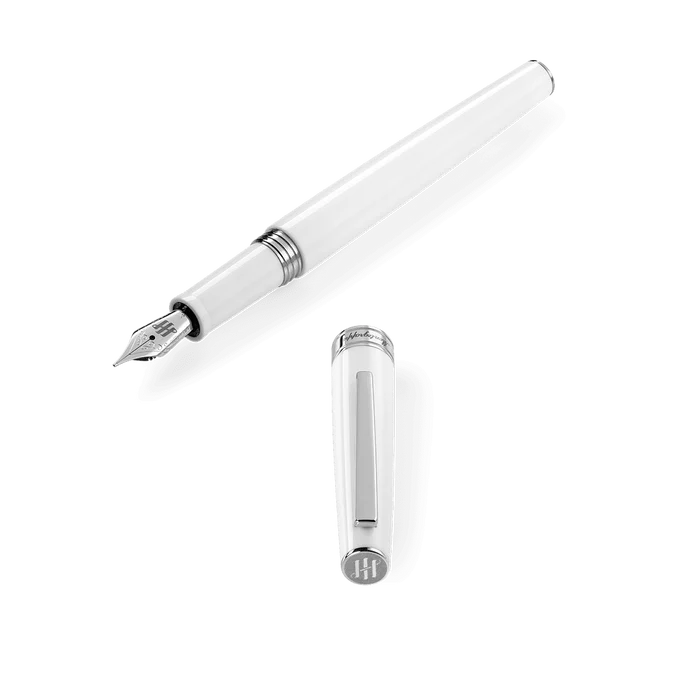 Montegrappa Armonia Fountain Pen - Frost White - Pen Boutique Ltd