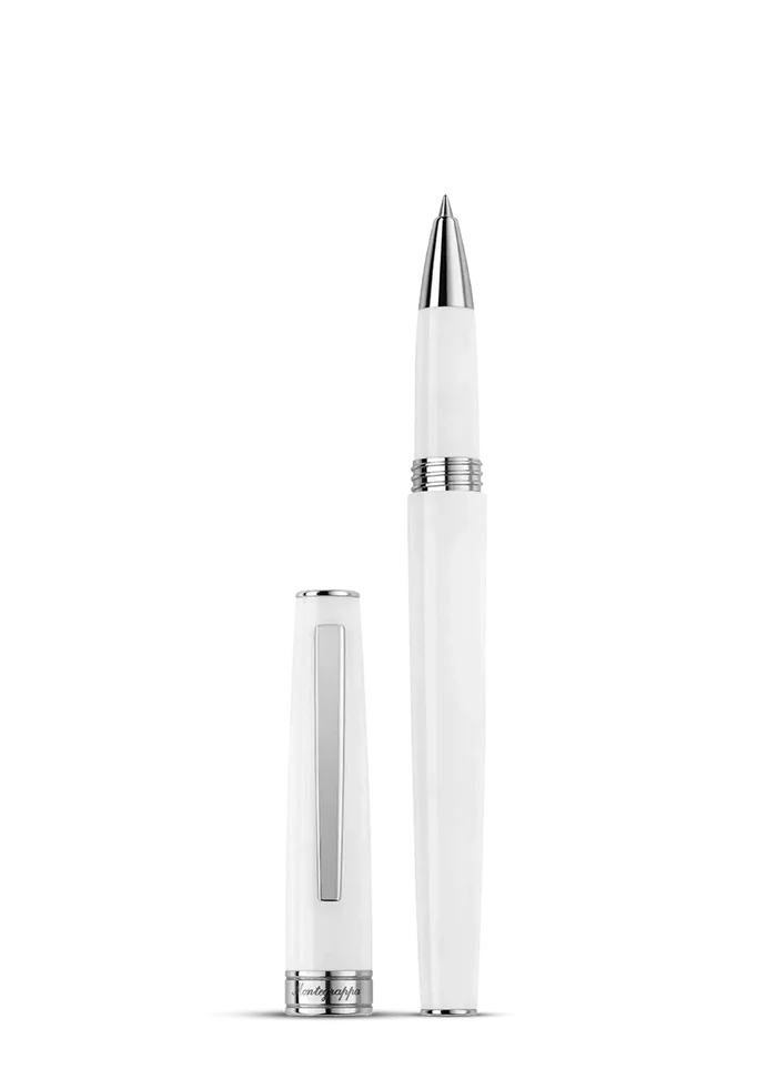 Montegrappa Armonia Rollerball Pen - Frost White - Pen Boutique Ltd