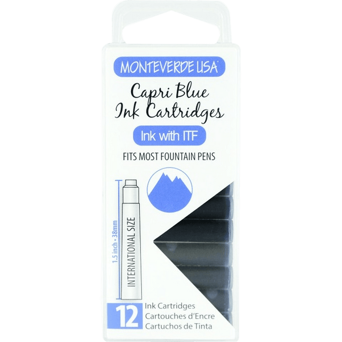 Monteverde Capri Blue - Ink Cartridges - Pen Boutique Ltd