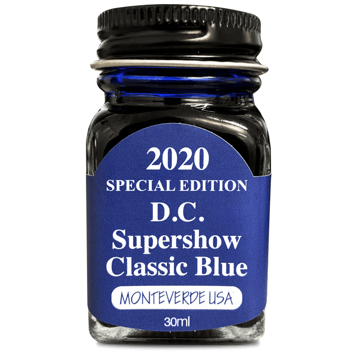 Monteverde DC Supershow Bottled Ink - 2020 Special Edition - Classic Blue - Pen Boutique Ltd