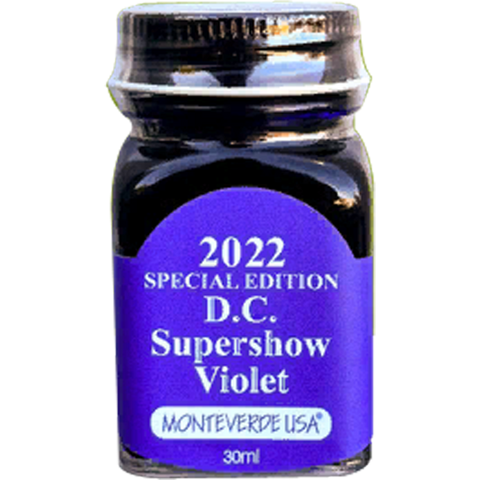 Monteverde DC Supershow Bottled Ink - 2022 Special Edition - Violet - Pen Boutique Ltd