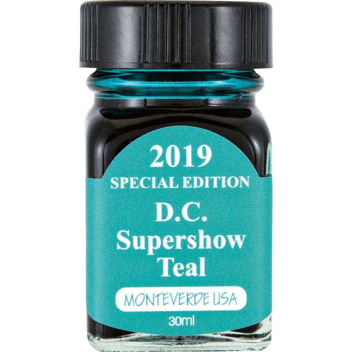 Monteverde DC Supershow Bottled Ink - Teal - Pen Boutique Ltd