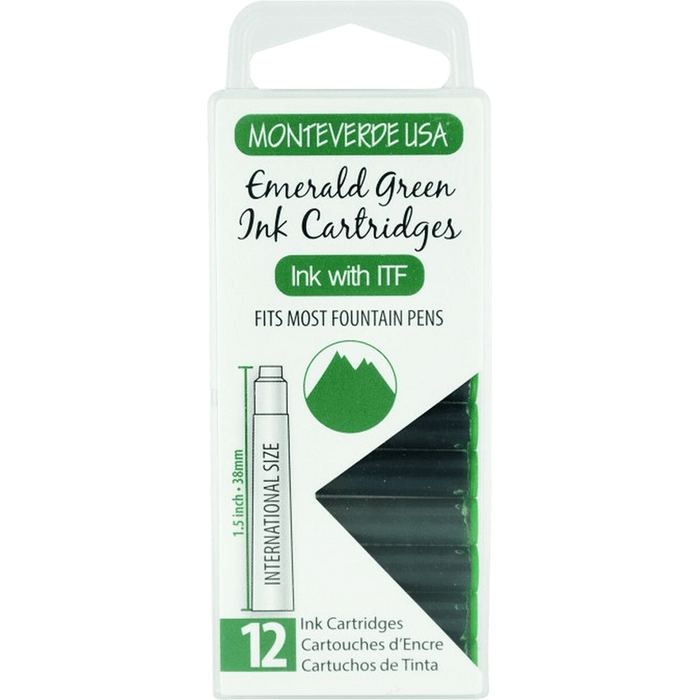 Monteverde Emerald Green - Ink Cartridges - Pen Boutique Ltd