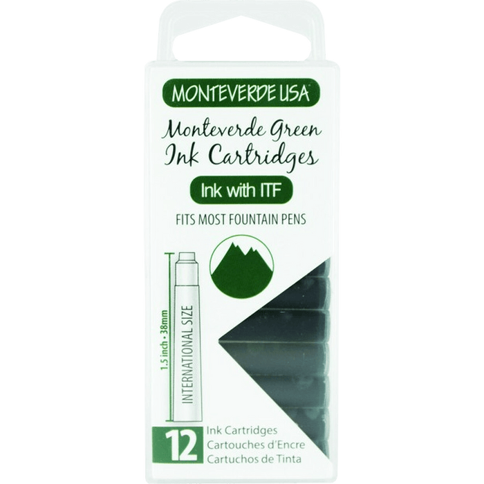 Monteverde Green - Ink Cartridges - Pen Boutique Ltd