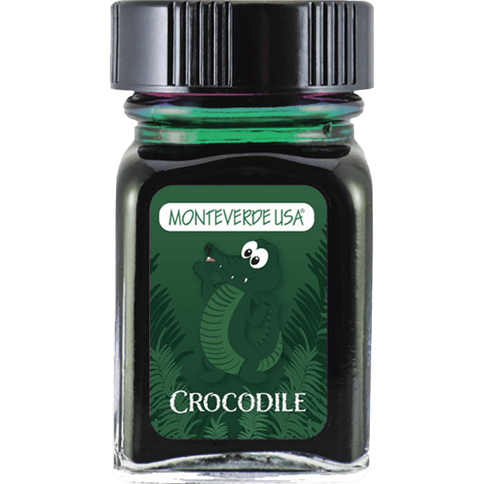 Monteverde Ink Bottle - Jungle Crocodile (Green) - 30 ml - Pen Boutique Ltd