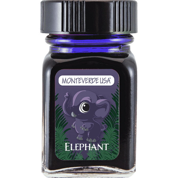 Monteverde Ink Bottle - Jungle Elephant (Purple) - 30 ml - Pen Boutique Ltd