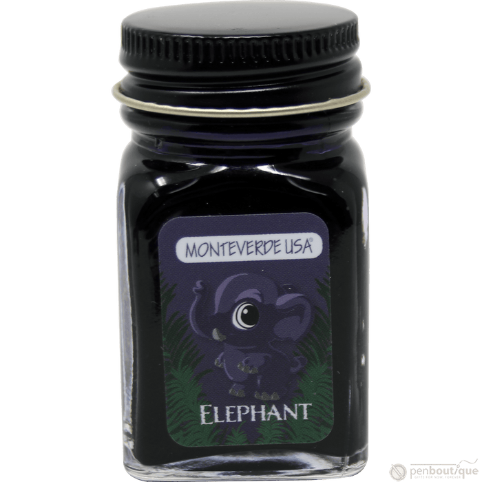 Monteverde Ink Bottle - Jungle Elephant (Purple) - 30 ml - Pen Boutique Ltd